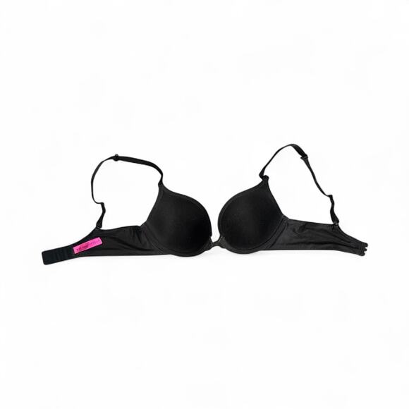 Betsey Johnson Padded Underwire Adjustable Clasp Back Bra in Black size 32B - Picture 4 of 6